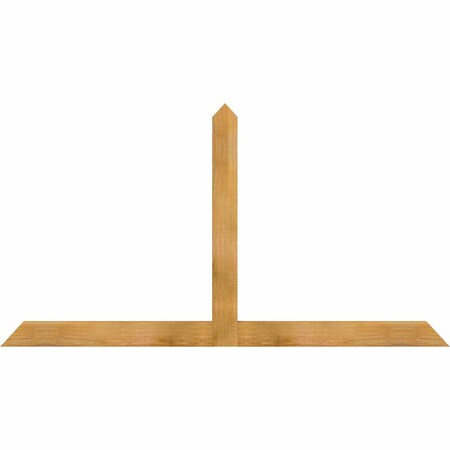 Ekena Millwork Portland Rough Sawn Timber Gable Bracket, Western Red Cedar, 72"W x 39"H x 2"D x 4"F, 13/12 Pitch GBW072X39X0204POR00RWR